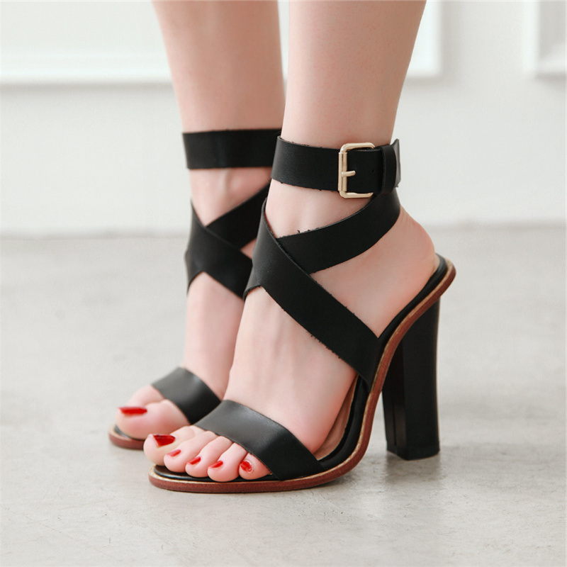 Gladiator Sandal Women - Sandálias gladiadoras femininas de salto alto,