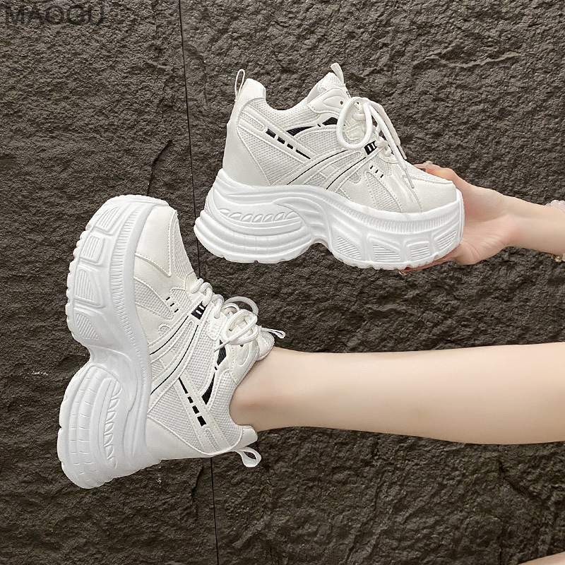 Women'S Shoes Com - 10cm altura crescente tênis grossos femininos