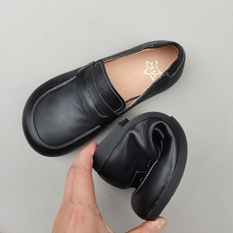 Women Shoes For Big Feet - Sapatos femininos largos de couro natural