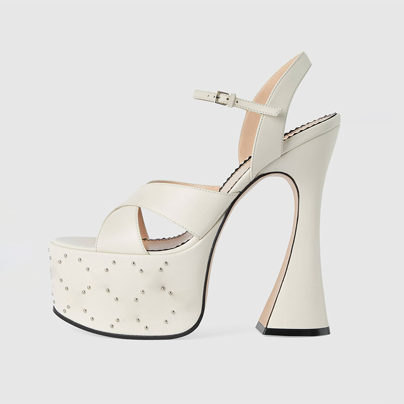 Gladiator Sandal Women - Sandália de salto alto elegante com
