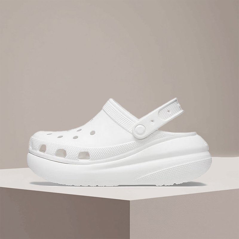 Croc Style Clog - Crocs Classic Crush Clog Branco: Conforto