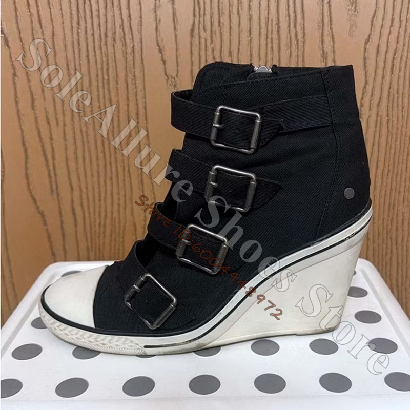 Women'S Shoes Com - Tênis de cano alto cinza com
