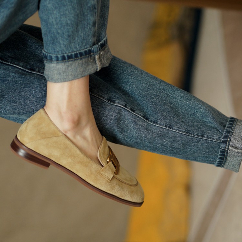 Mocassins de couro camurça par - Women'S Heels avaliação e preço