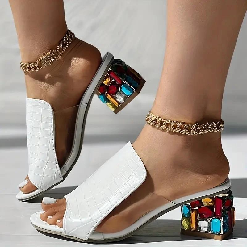 Mule Feminina de Salto Médio G - Women'S Shoes In Wide Width avaliação e preço