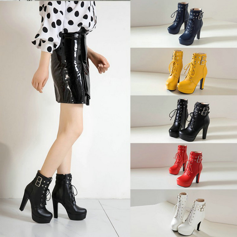 Inverno forrado de pele amarel - Women Shoes For Big Feet avaliação e preço