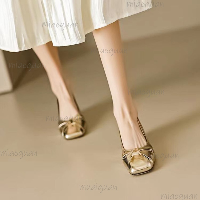 Capa toe bombas de salto baixo - Women'S Heels avaliação e preço
