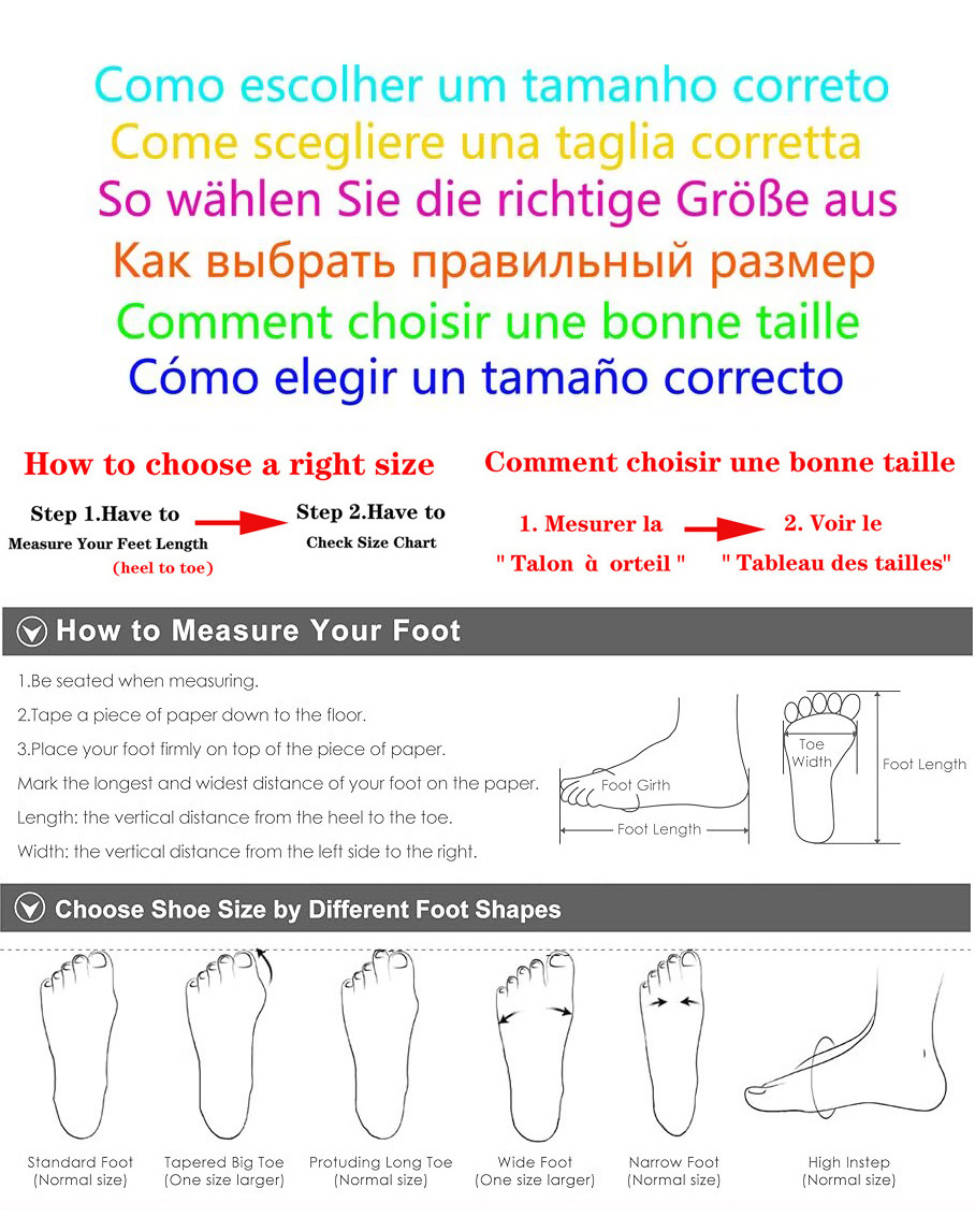 【Meça o comprimento dos seus p - Women Shoes For Big Feet avaliação e preço
