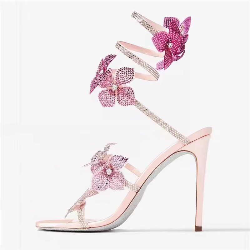 Eilyken sexy flor de cristal f - Gladiator Sandal Women avaliação e preço