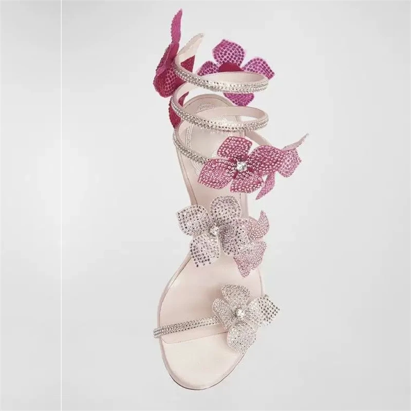 Eilyken sexy flor de cristal f - Gladiator Sandal Women avaliação e preço