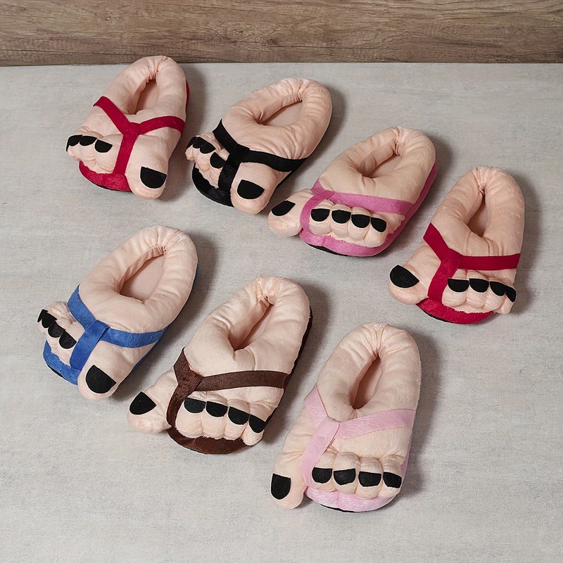 Pantufas de Pelúcia Quentes e  - Women Shoes For Big Feet avaliação e preço