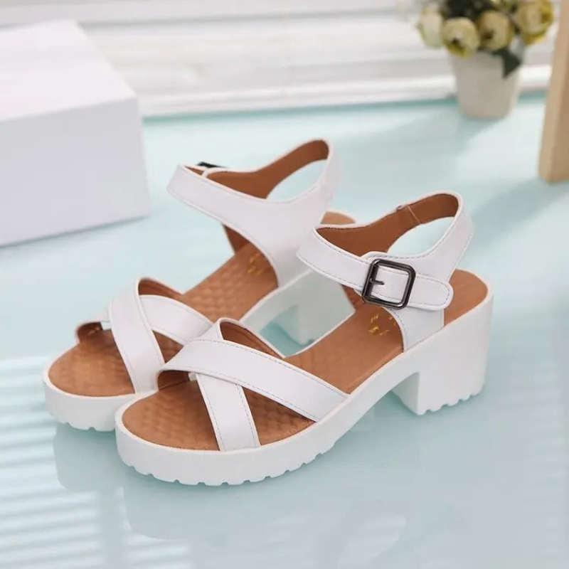 Sandálias de Salto Alto com Fi - Gladiator Sandal Women avaliação e preço
