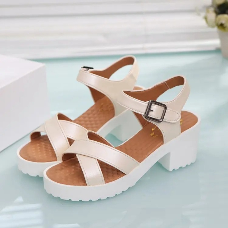 Sandálias de Salto Alto com Fi - Gladiator Sandal Women avaliação e preço
