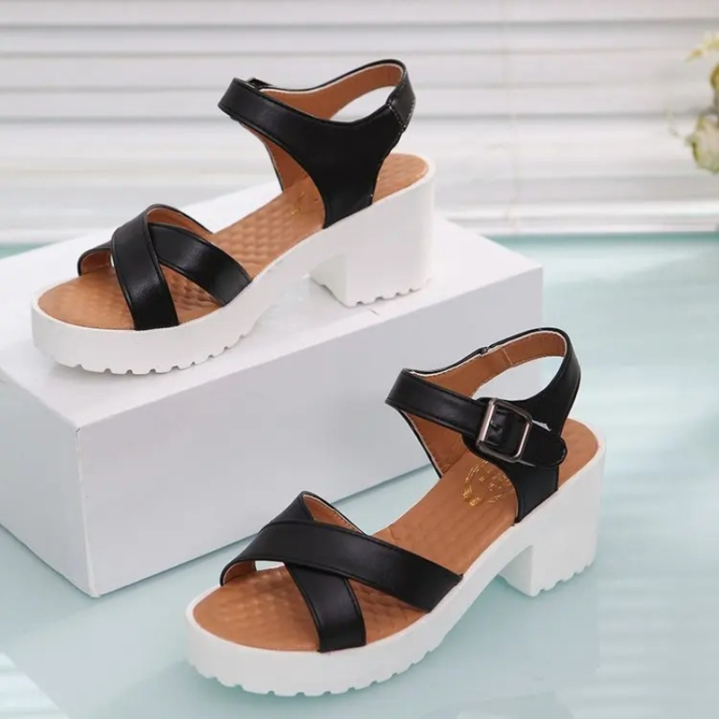 Sandálias de Salto Alto com Fi - Gladiator Sandal Women avaliação e preço