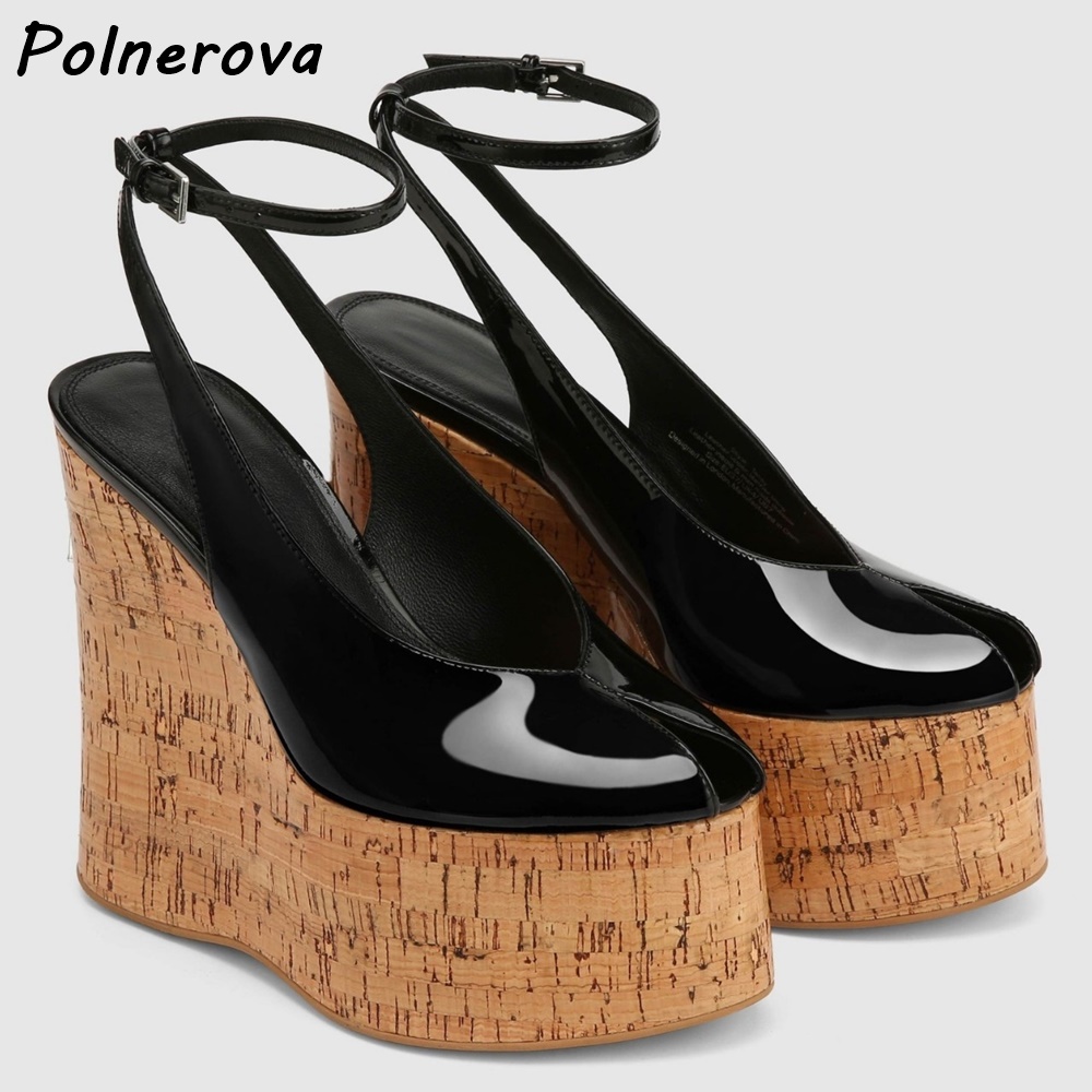 Sandálias de Plataforma em Cou - Cork Wedge Sandal avaliação e preço
